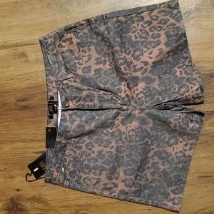 Leopard Print Shorts
